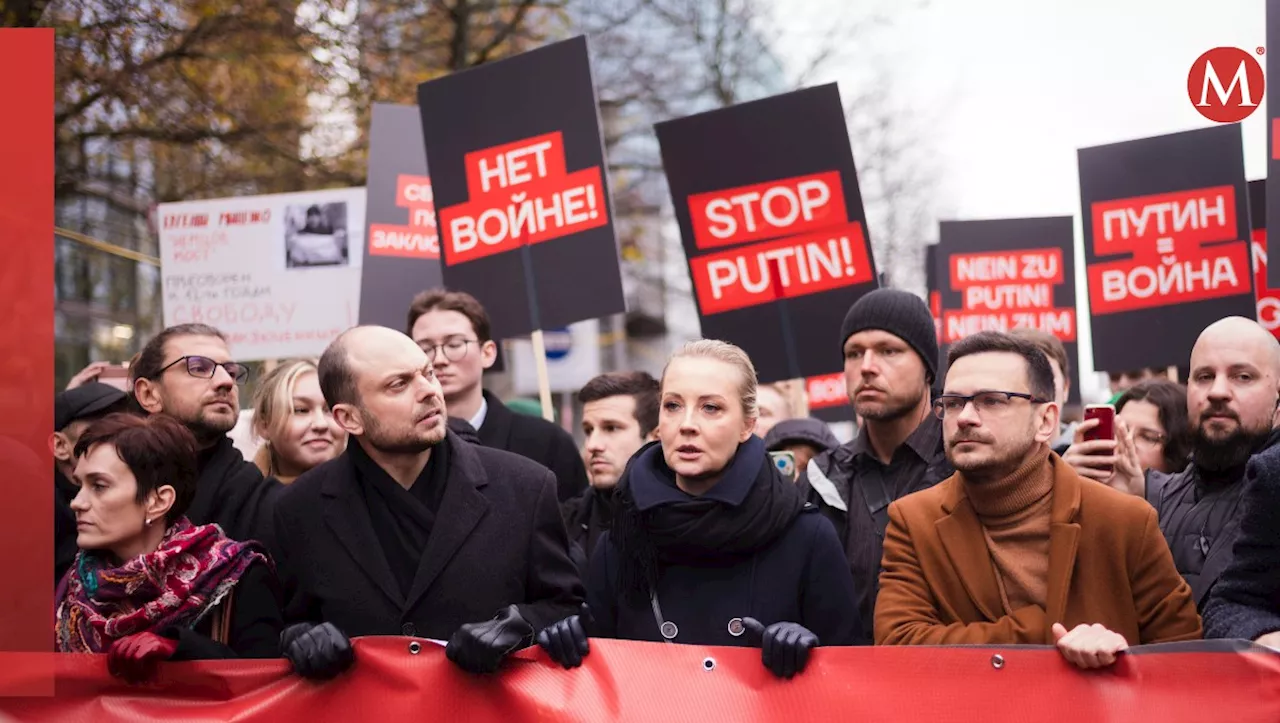 Protestan contra Vladimir Putin desde Alemania; oposición exige juicio