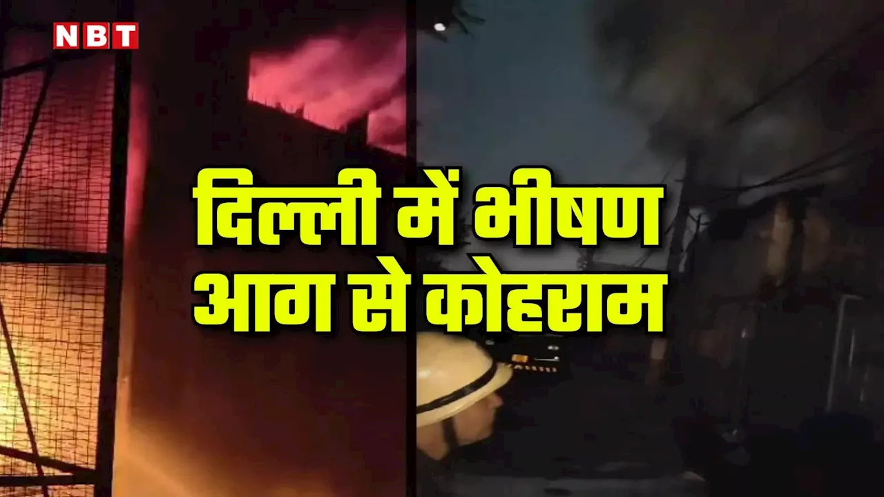 Delhi Fire News: जूते की फैक्ट्री में भीषण आग से हड़कंप, फायर ऑफिसर समेत 3 दमकलकर्मी ब्लास्ट से घायल