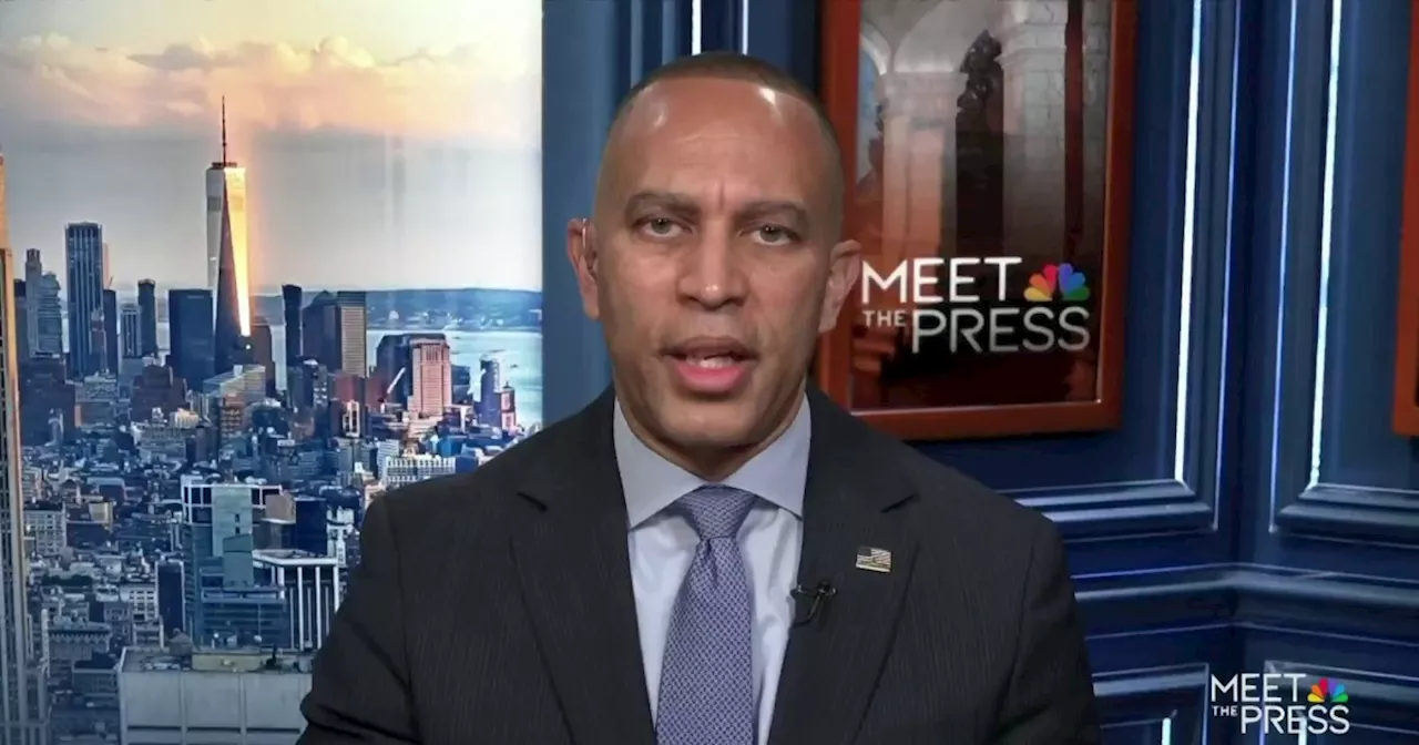 Hakeem Jeffries says Nancy Pelosi has not undermined his leadership in the House