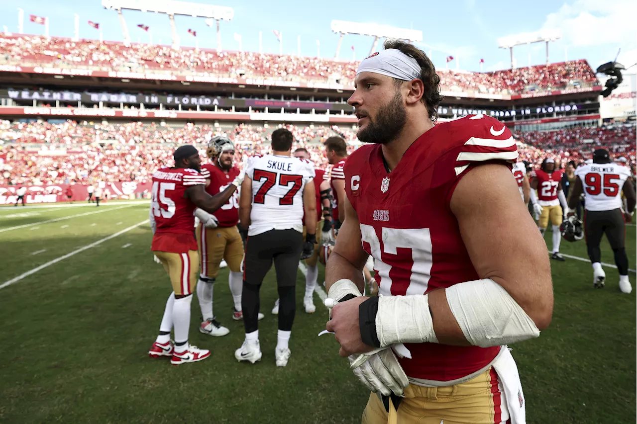 49ers Star Nick Bosa Game Status Determined for Week 11