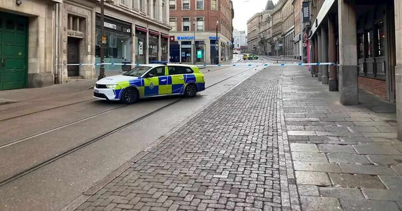 Nottingham police live updates as teen stabbed in the chest and cordon set up in city centre