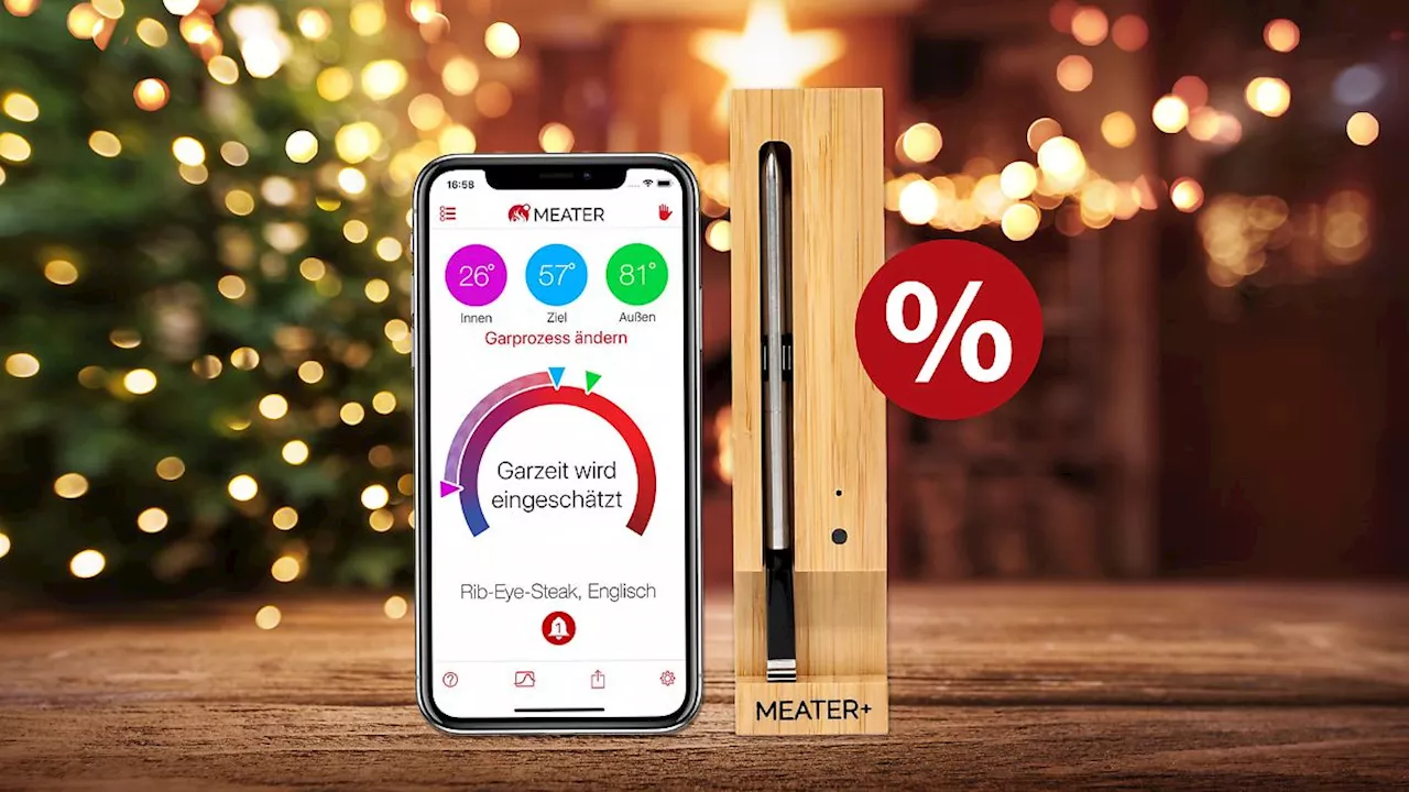 Fleischthermometer Meater Plus unter 63 Euro ergattern