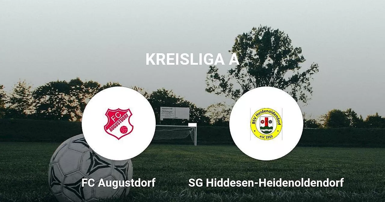 FC Augustdorf kassiert gegen SG Hiddesen-Heidenoldendorf