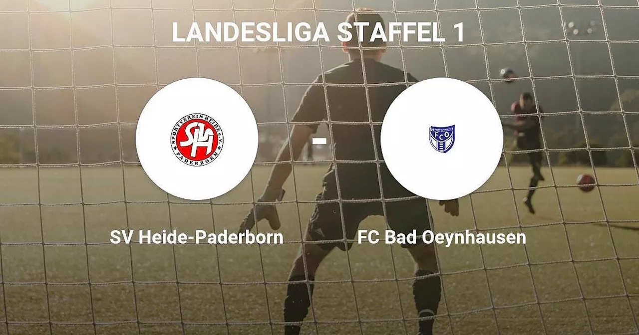 FC Bad Oeynhausen im Spiel gegen SV Heide-Paderborn um Längen besser