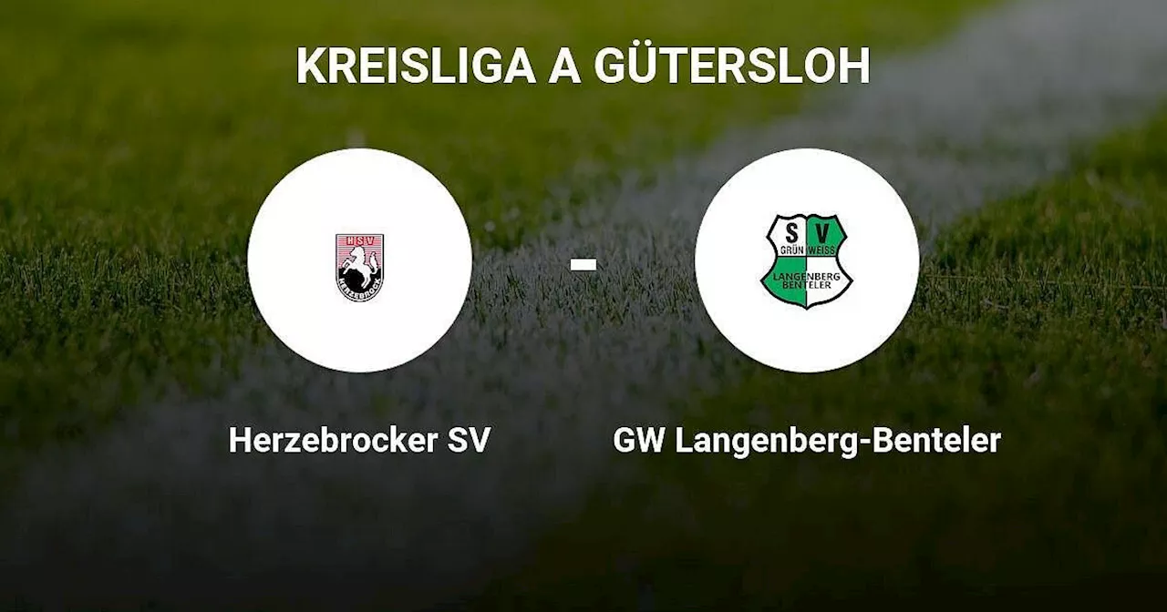 Herzebrocker SV bietet GW Langenberg-Benteler Paroli