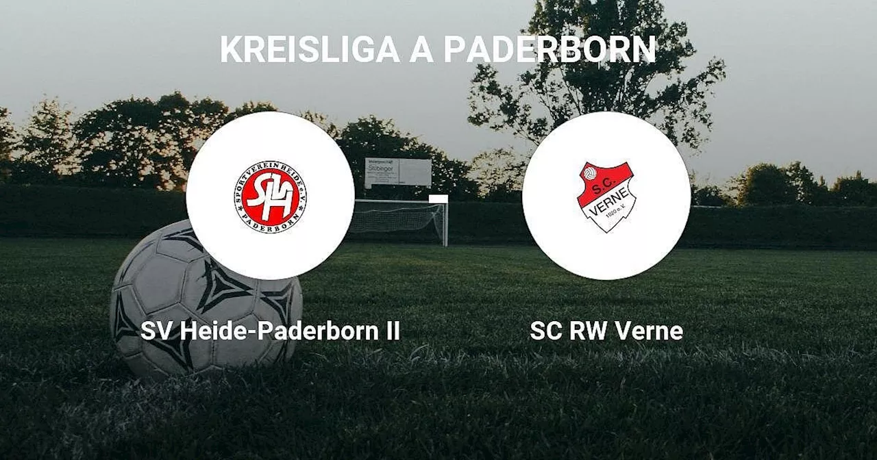 SC RW Verne gewinnt gegen SV Heide-Paderborn II