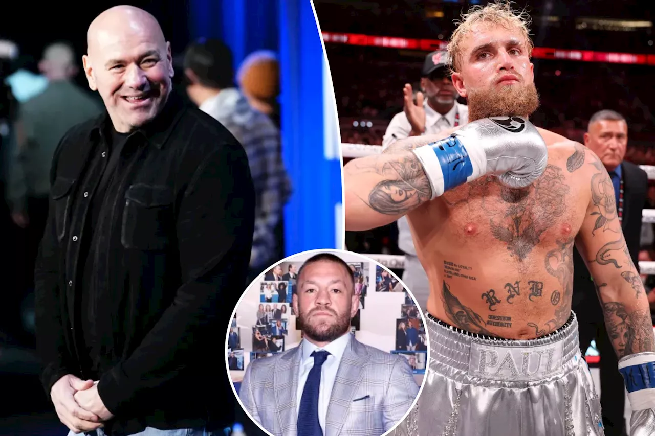 Jake Paul reignites Dana White feud, says 'failed' UFC boss is holding Conor McGregor 'hostage'