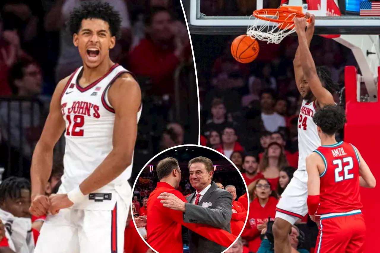 St. John's, Rick Pitino take commanding win over son Richard's New Mexico as fans chant 'Who's your daddy?'