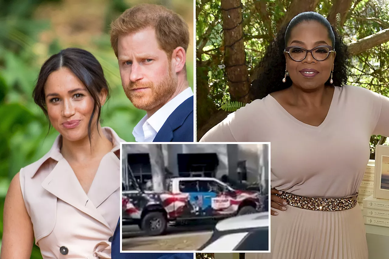 'Trump Train' trolls celebs from Oprah to Meghan Markle by driving through their tony Calif. enclave