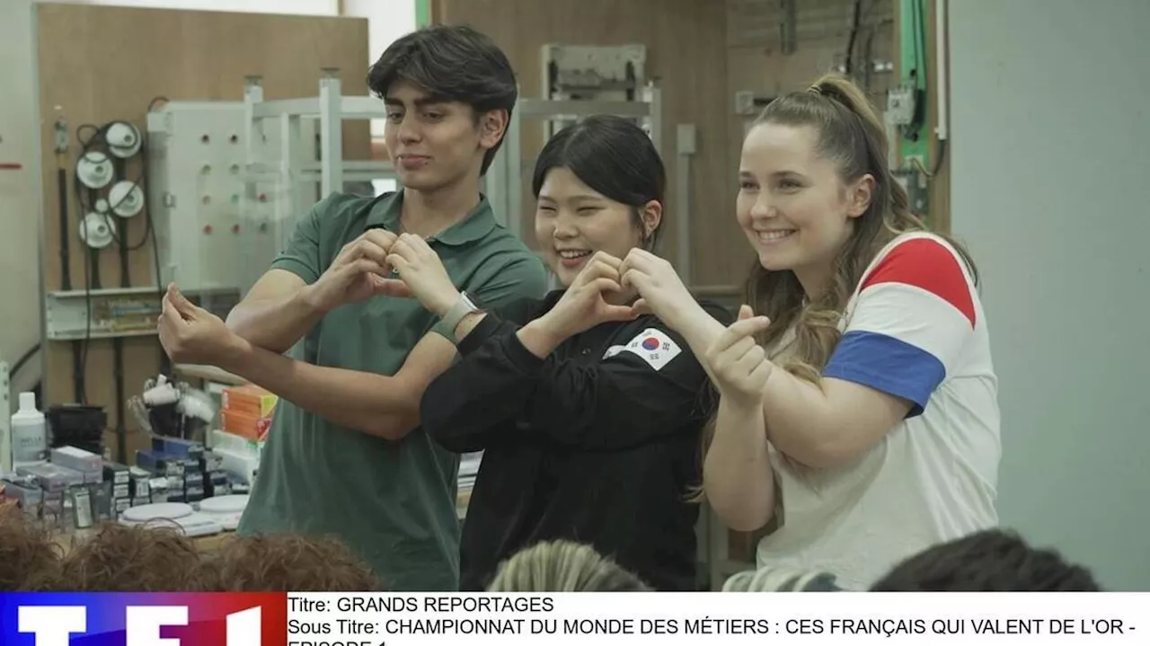 Un documentaire sur des apprentis en championnat du monde, ce midi sur TF1