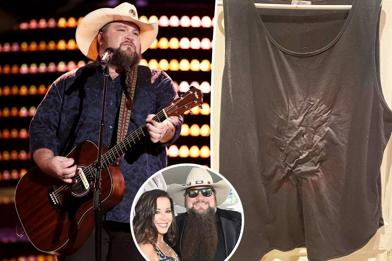 'The Voice' winner Sundance Head's wife reveals his bullet-pierced top after nearly 'devastating' gunshot wound