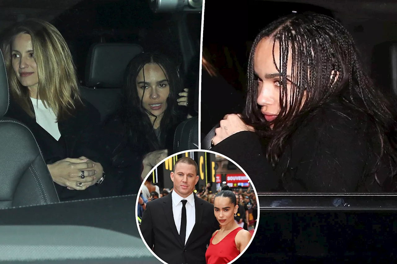 Zoë Kravitz parties until 2 am in West Hollywood after her split from Channing Tatum