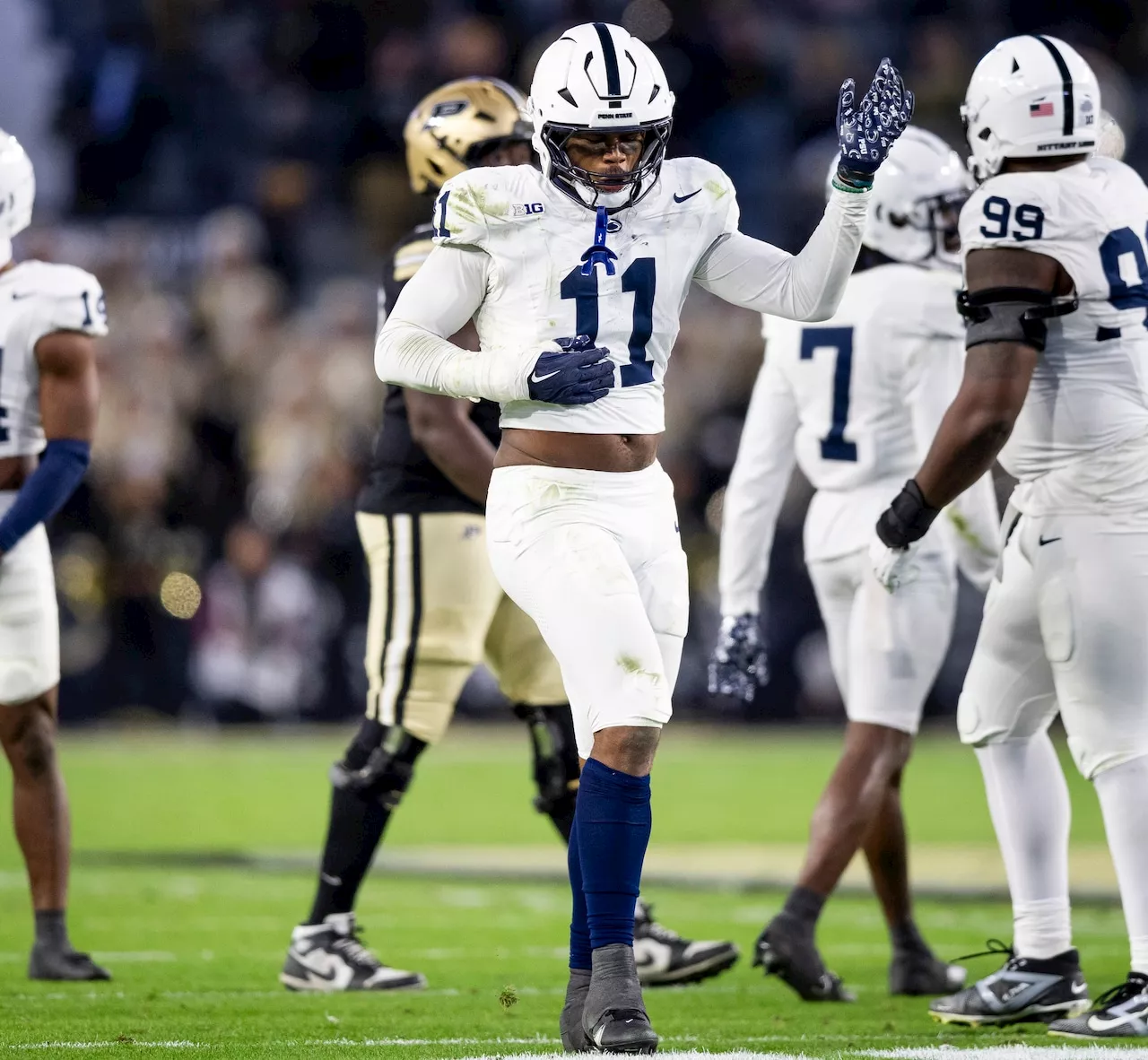 Penn State’s duo of deadly edge rushers decimate Purdue in Nittany Lions’ 49-10 romp