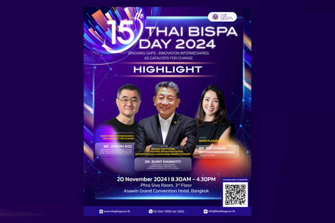 สมาคมหน่วยบ่มเพาะธุรกิจและอุทยานวิทยาศาสตร์ไทย จัดงาน Thai-BISPA Day 2024