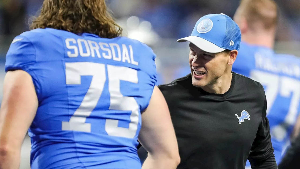 Detroit Lions Colby Sorsdal inactive against Jacksonville Jaguars.