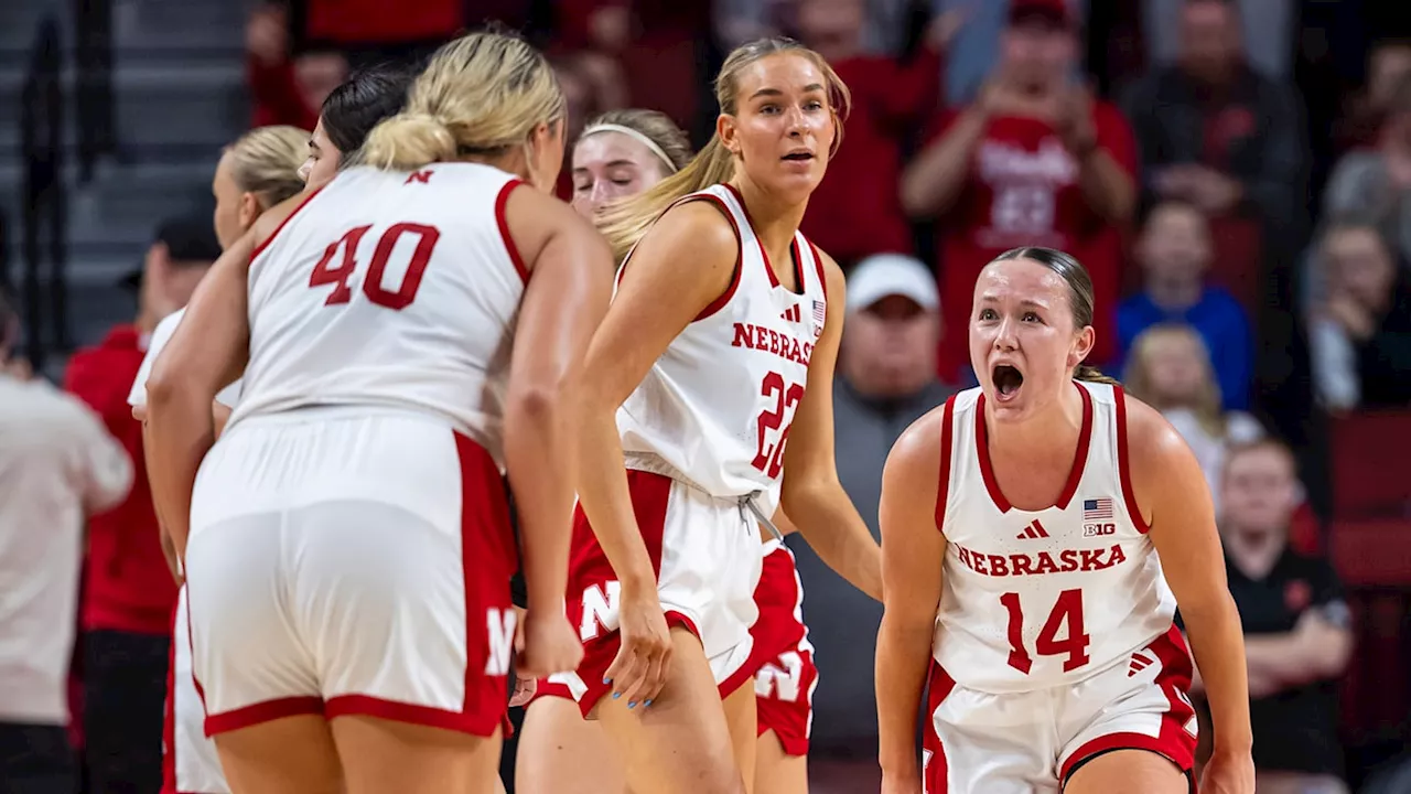 Nebraska Women's Basketball Dominates South Dakota at Sanford Pentagon