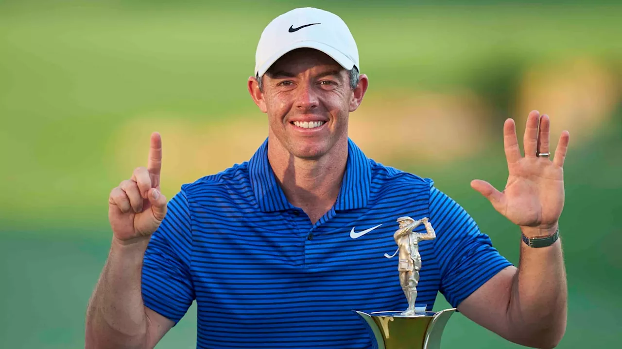 Rory McIlroy Hoists Two Trophies and Ties a Legend at DP World Tour Finale