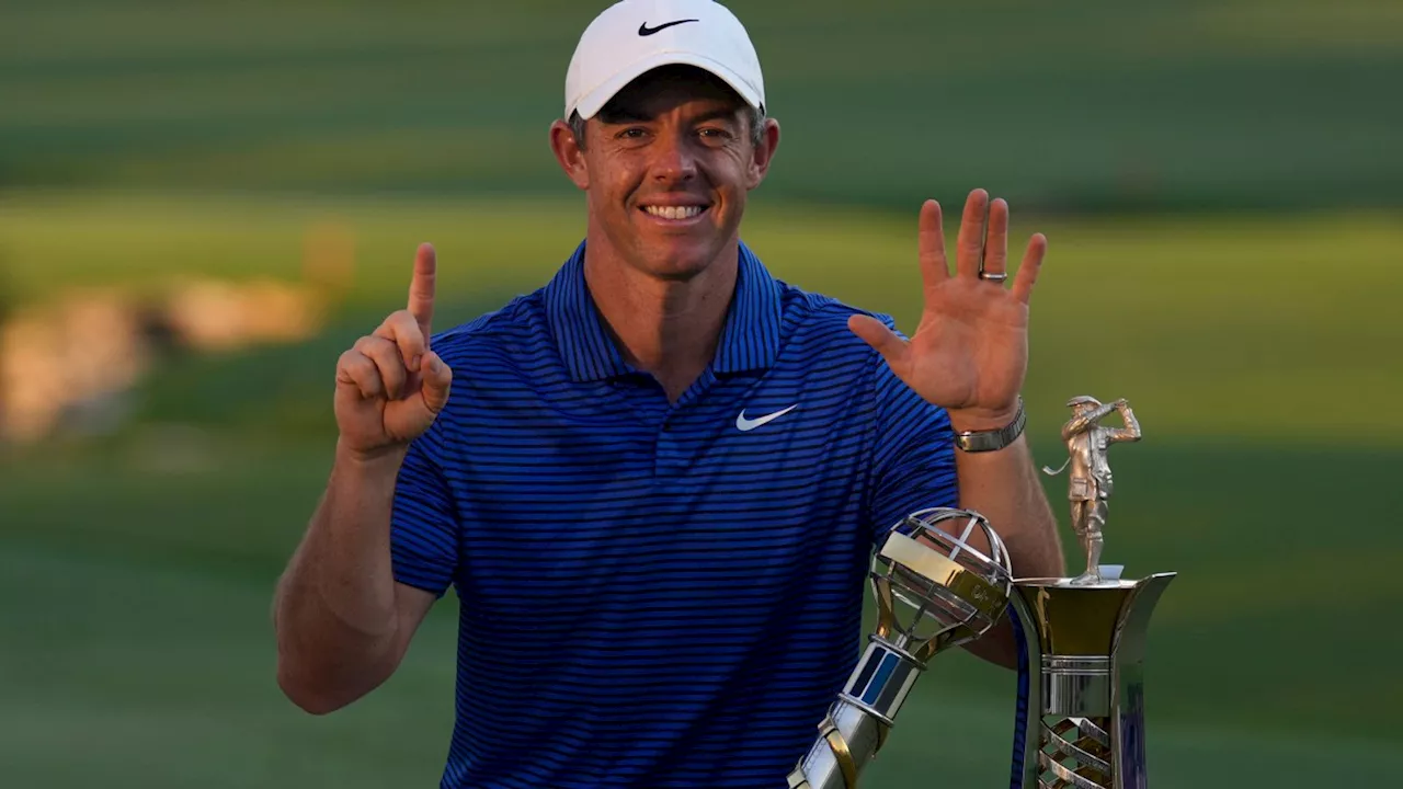 DP World Tour Championship: Rory McIlroy claims two-shot victory and tops Race to Dubai standings