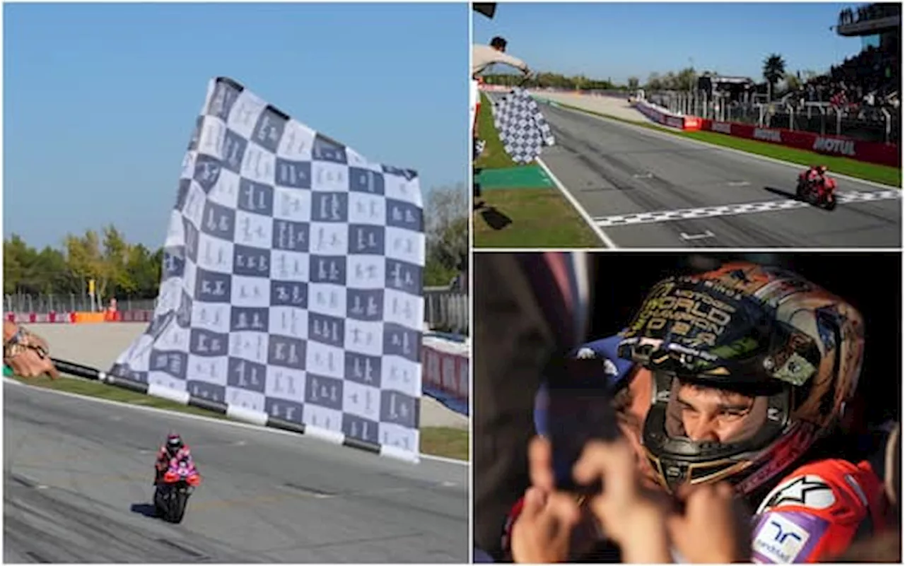 MotoGp, Bagnaia vince il Gp di Barcellona ma non basta: Jorge Martín è campione del mondo