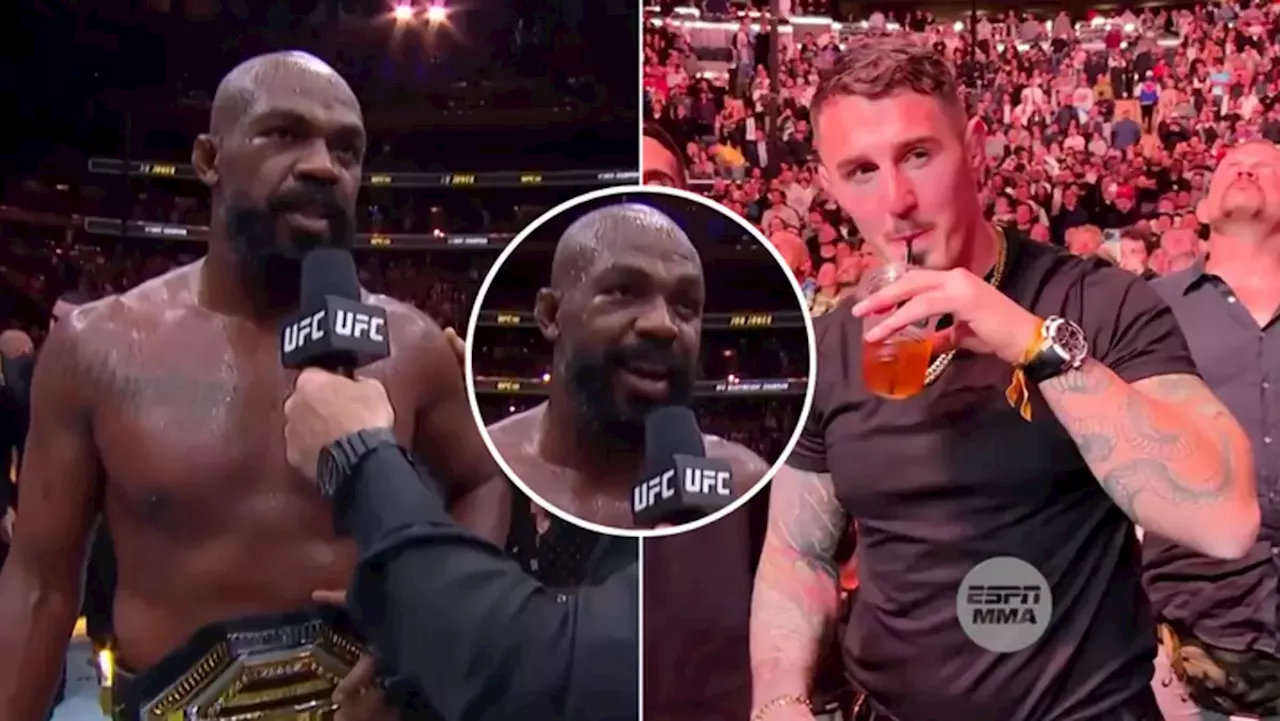 Tom Aspinall's reaction to Jon Jones post-fight interview emerges ahead of potential UFC super-fight