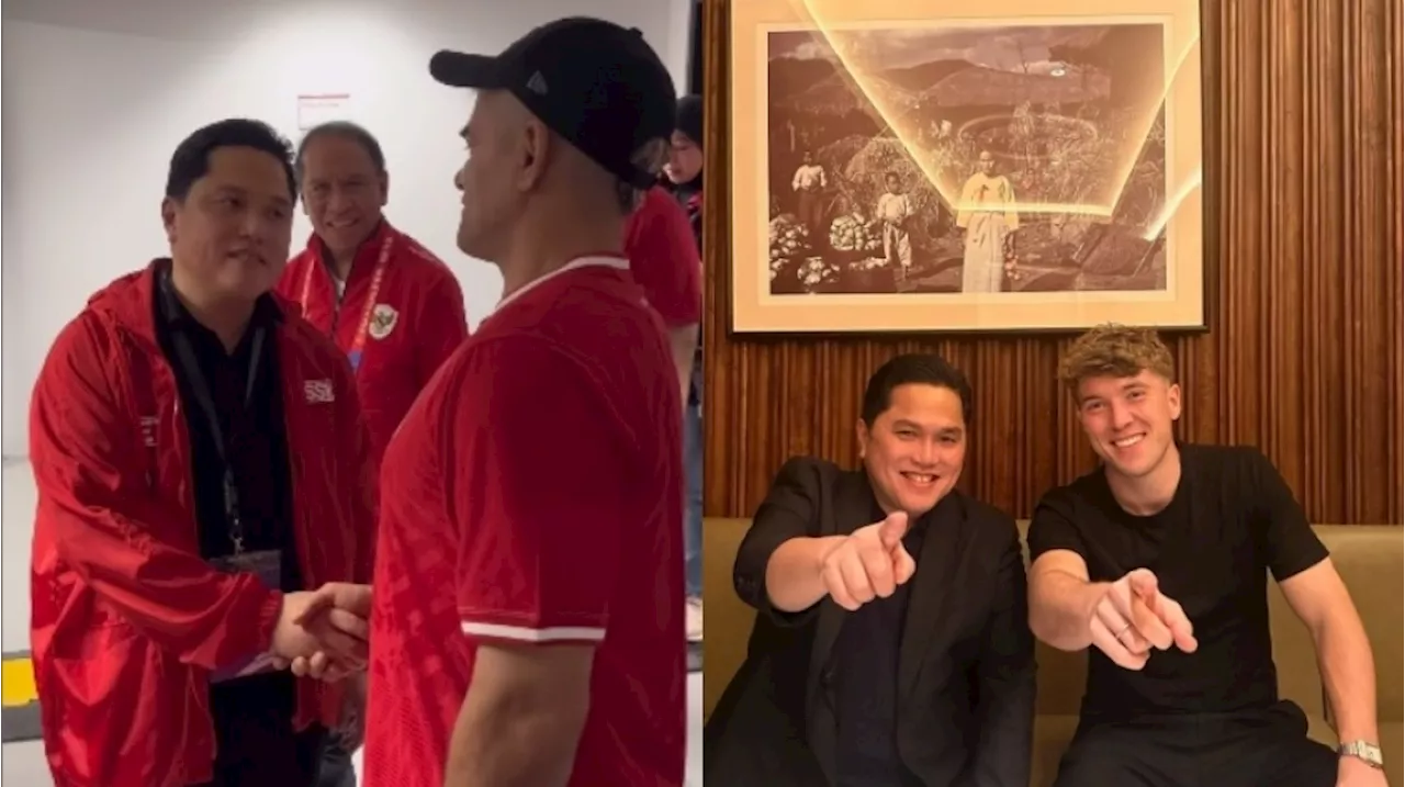 Ada Ole Romeny, Erick Thohir Salaman dengan Pemain Keturunan Uruguay: Kita Perlu Striker Kayak Dia