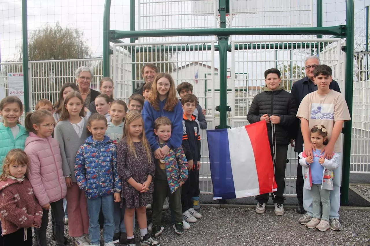 Garrey : le city-stade inauguré avec Jérôme Daret, le champion olympique qui réside dans la commune