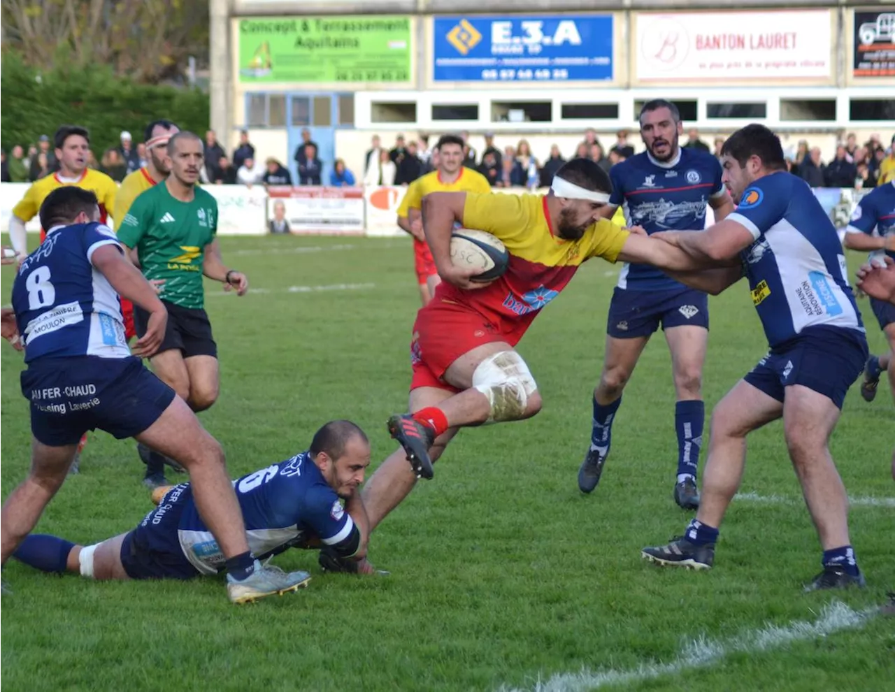 Rugby (Fédérale 1) : Nafarroa remporte la bataille à Castillon