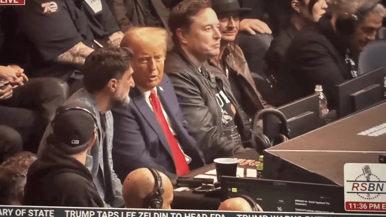 LIV Golf and Newcastle chairman sits next to Donald Trump just days after Rory McIlroy claim...