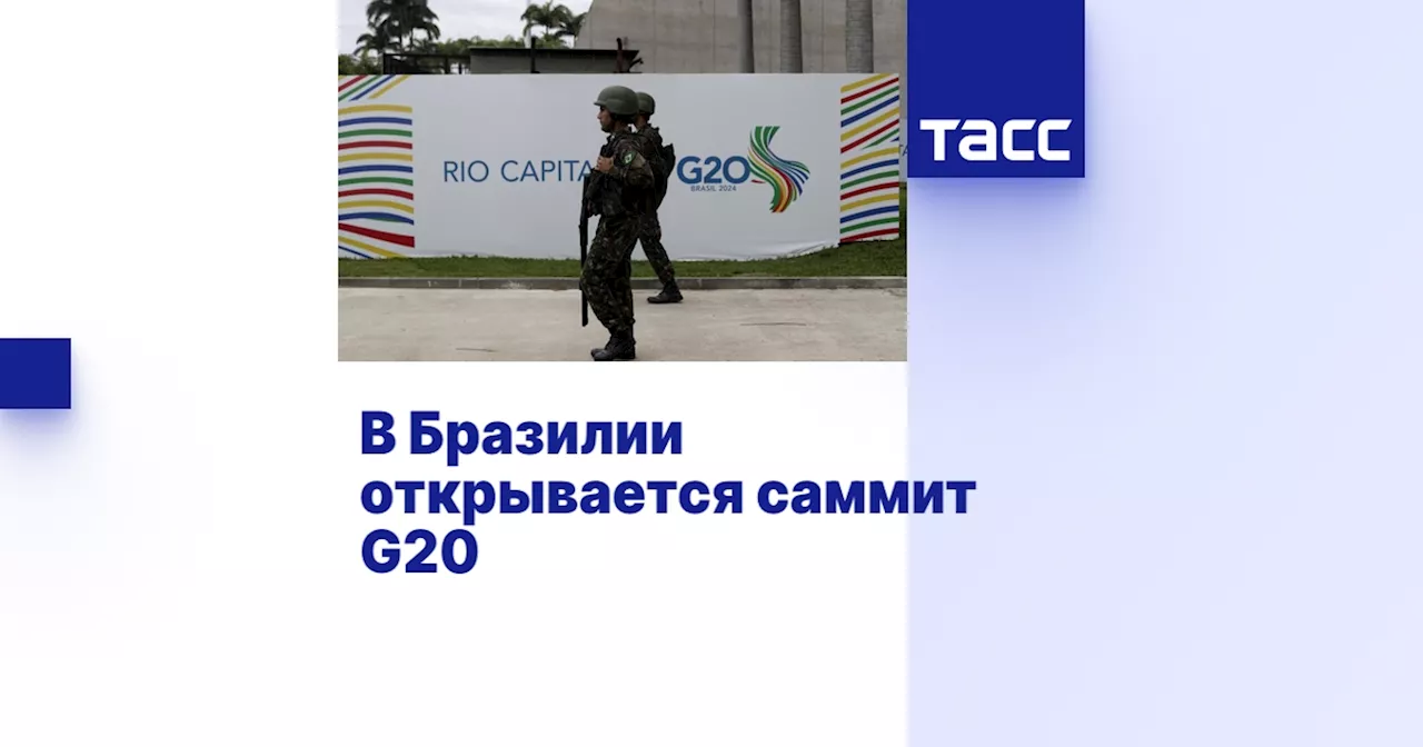 В Бразилии открывается саммит G20