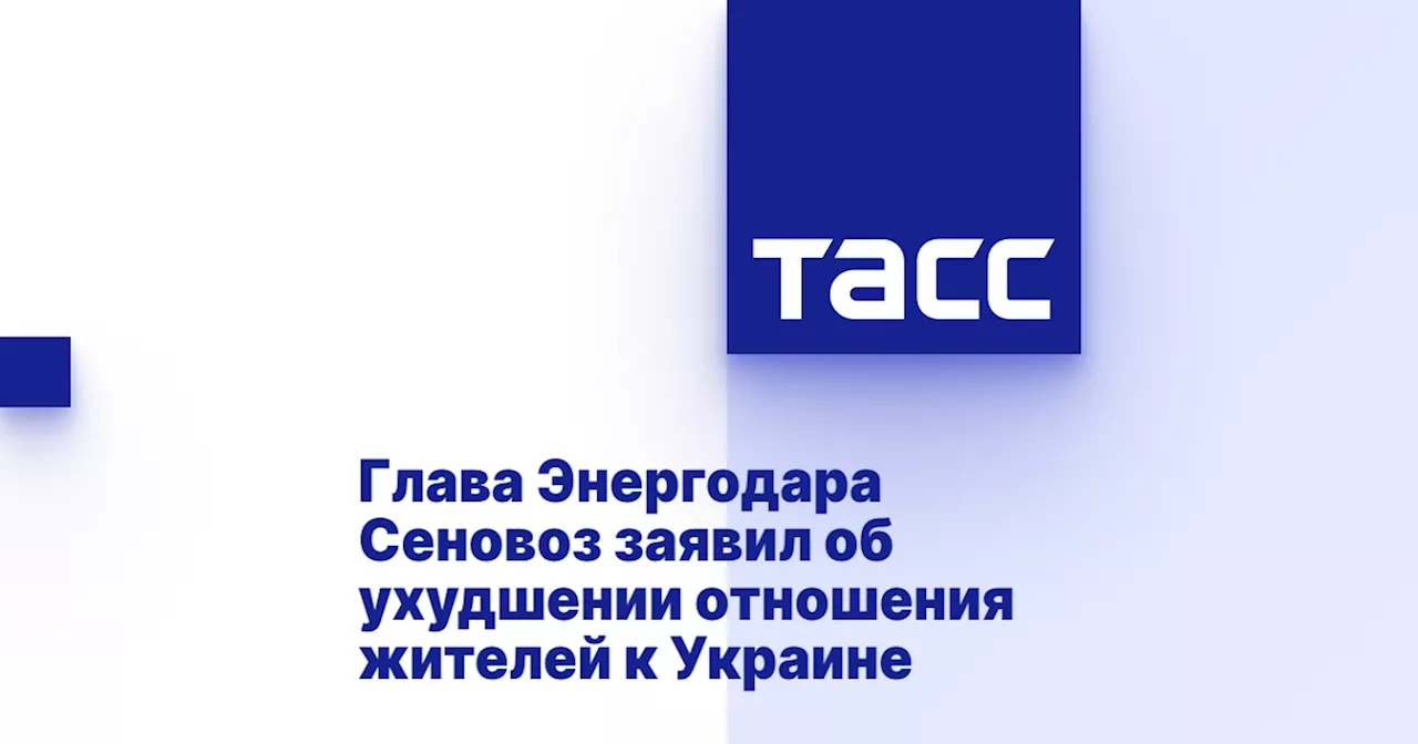 Глава Энергодара Сеновоз заявил об ухудшении отношения жителей к Украине