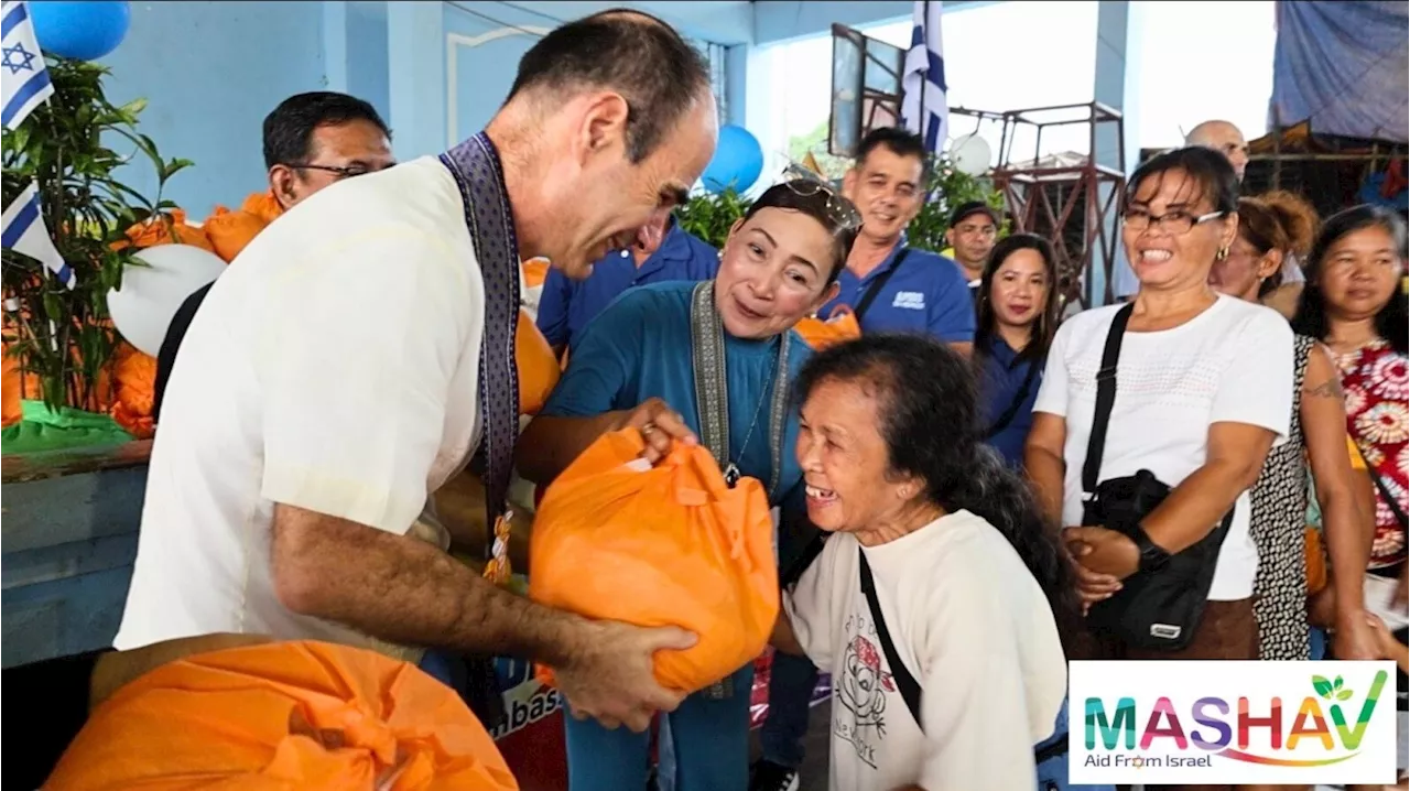 Israeli Ambassador extends relief to typhoon-stricken Bicolanos