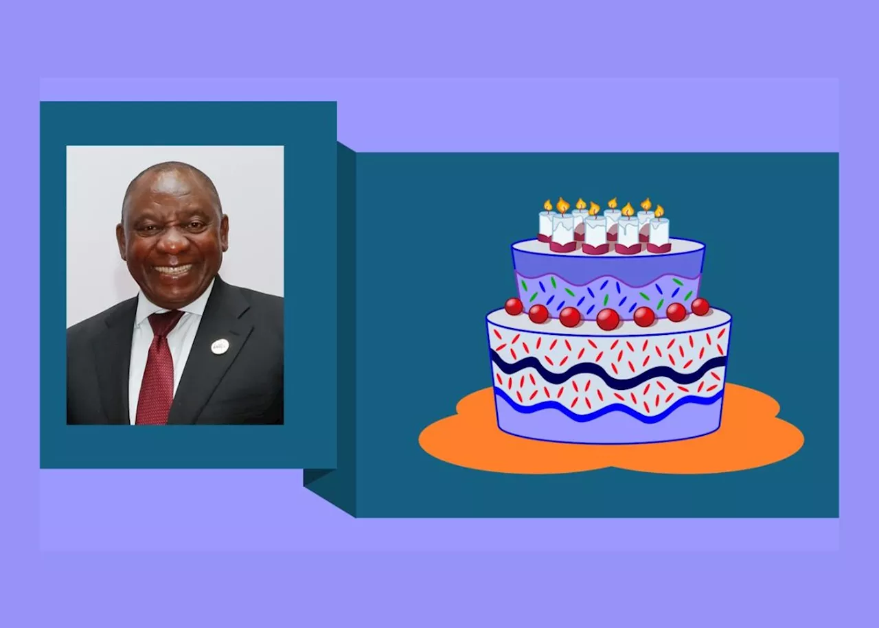 President Ramaphosa celebrating his birthday in Brazil