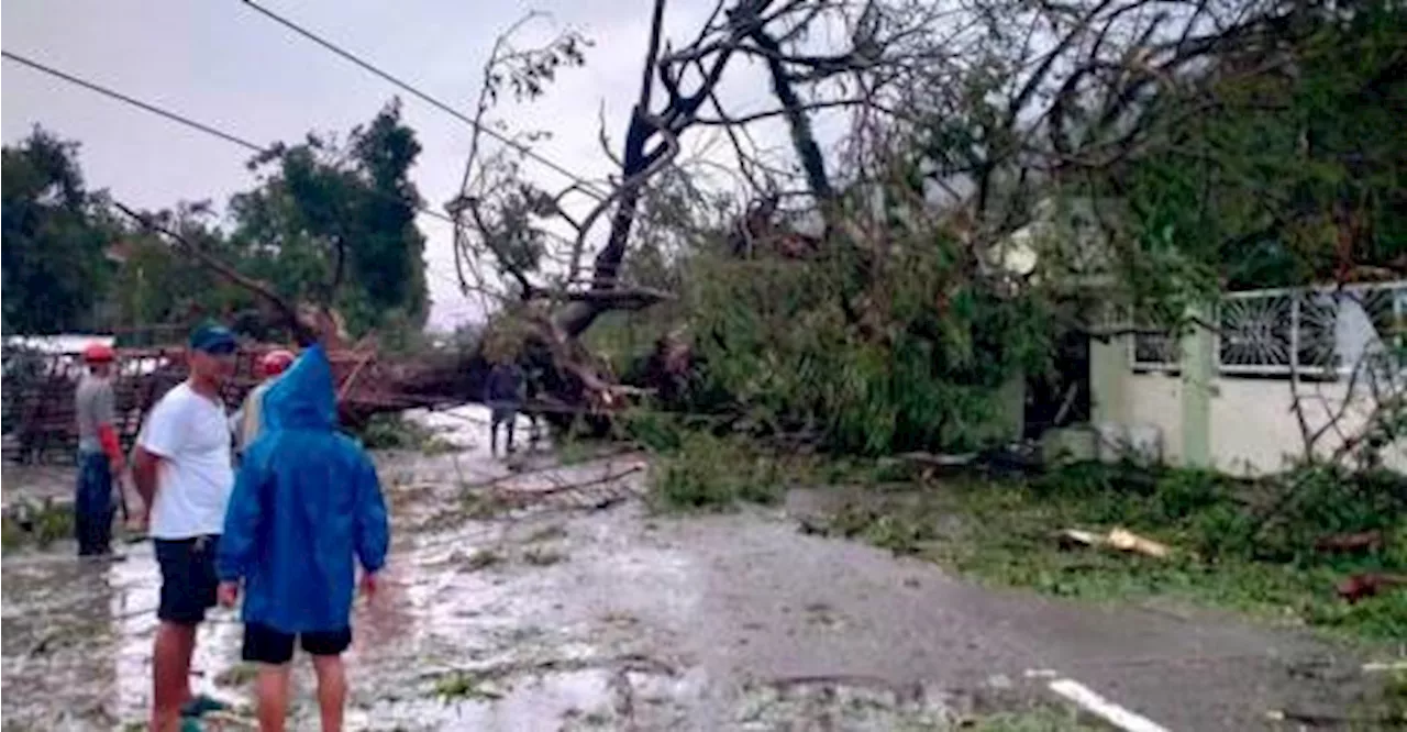 Super Typhoon Man-yi fells trees, power lines in the Philippines