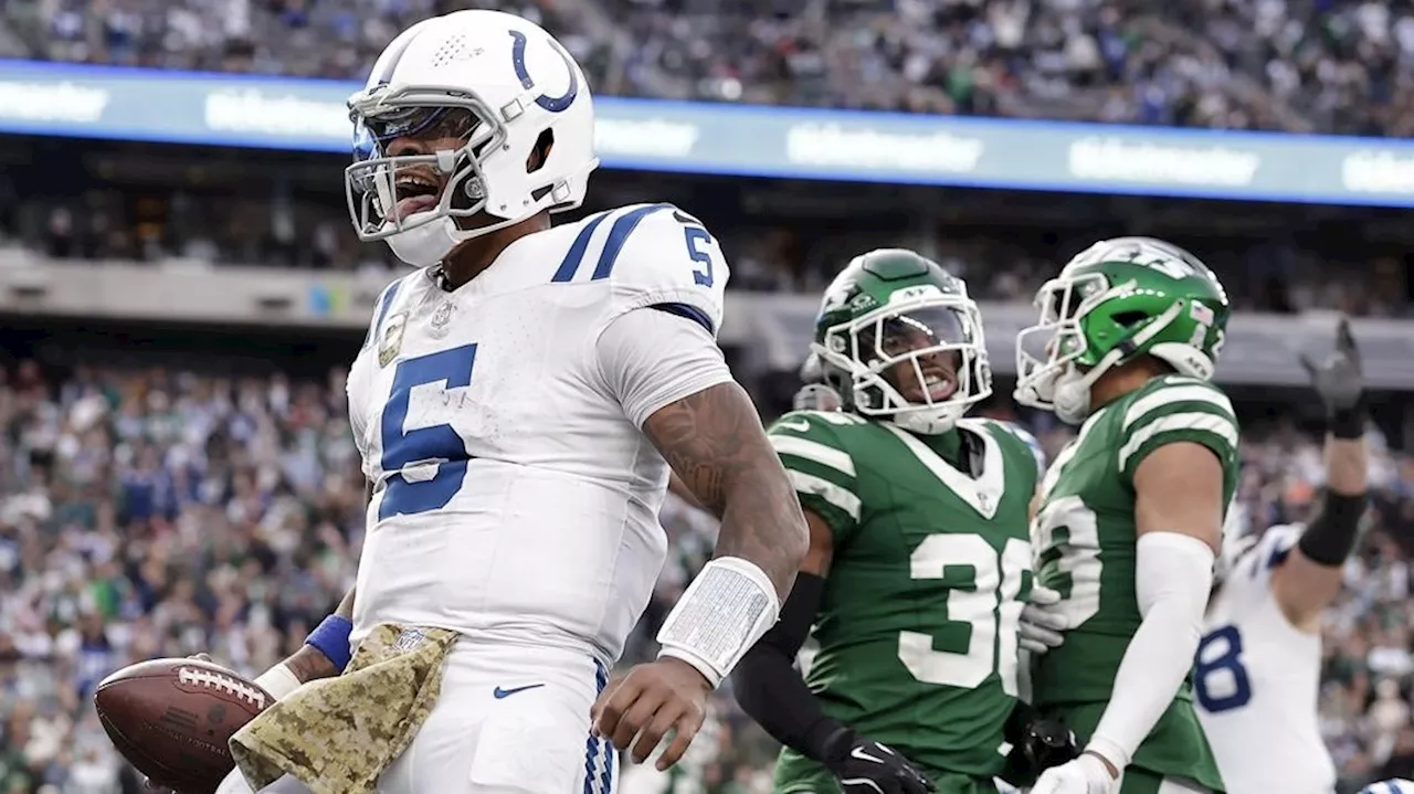 Richardson's late TD run leads Colts to victory over Jets