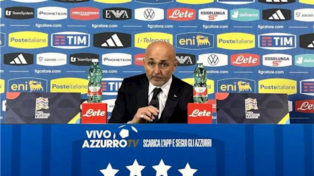 Italia, Spalletti: 'Siamo sulla strada giusta. Donnarumma? È stato male, si sentiva debole'