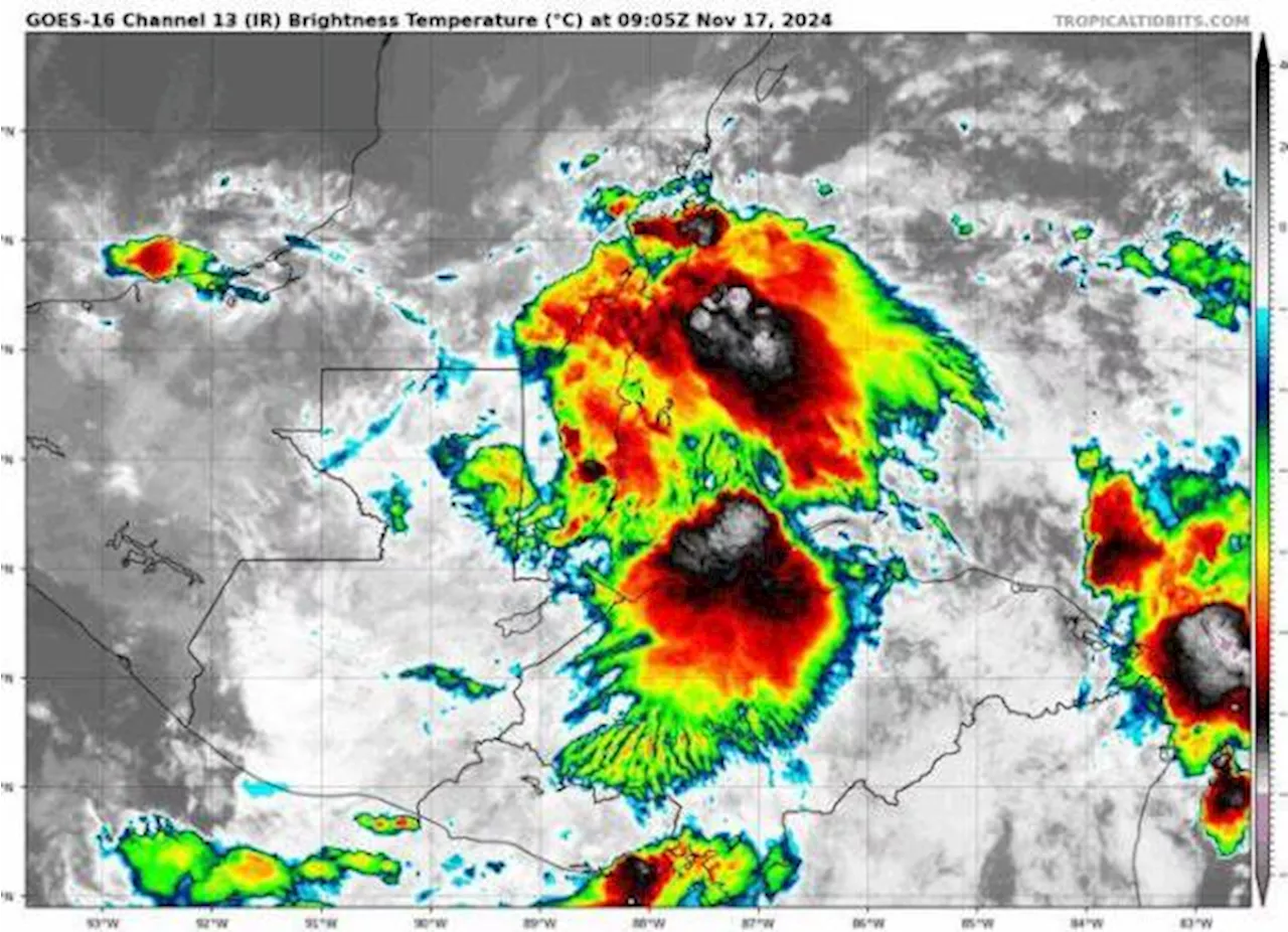 Alerta por fuertes lluvias en estados del sur, por avance de tormenta Sara