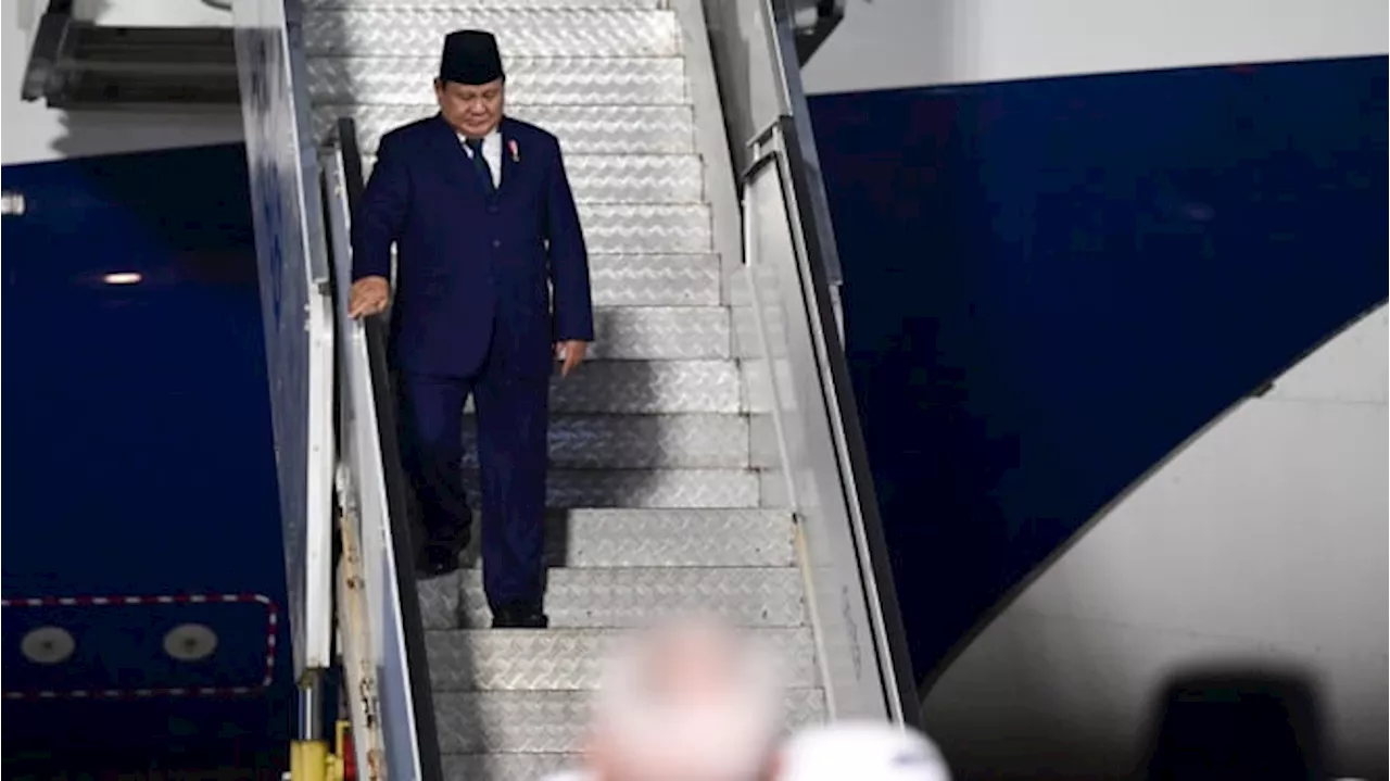 Prabowo Tiba di Brasil Hadiri KTT G20