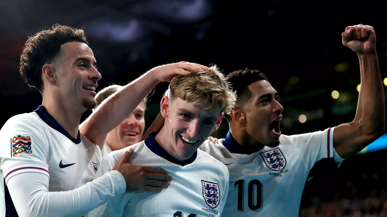 Engeland verzekert zich met ruime overwinning op Ierland van Nations League-promotie