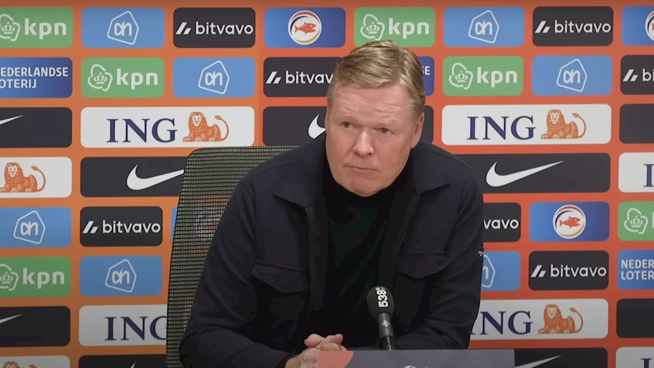 Ronald Koeman noemt Valentijn Driessen 'hersenloos' in felle discussie na Nederland