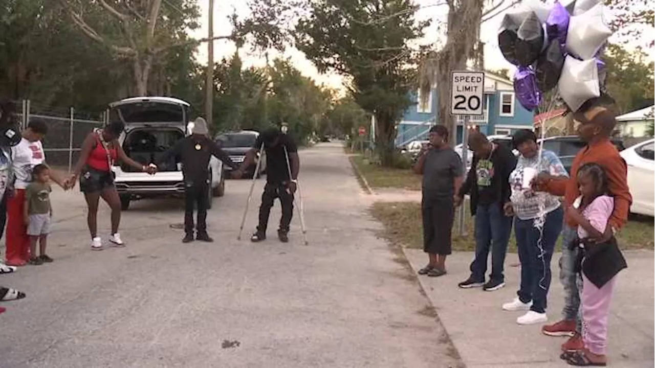 Memorial walk held in St. Johns County for men who were found dead in burning vehicle 8 years ago