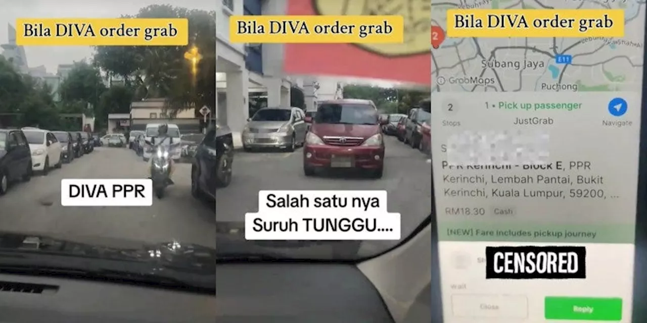 E-Hailing Driver Expresses Anger After Having to Pick Up a Diva of a Passenger Near Pantai Dalam