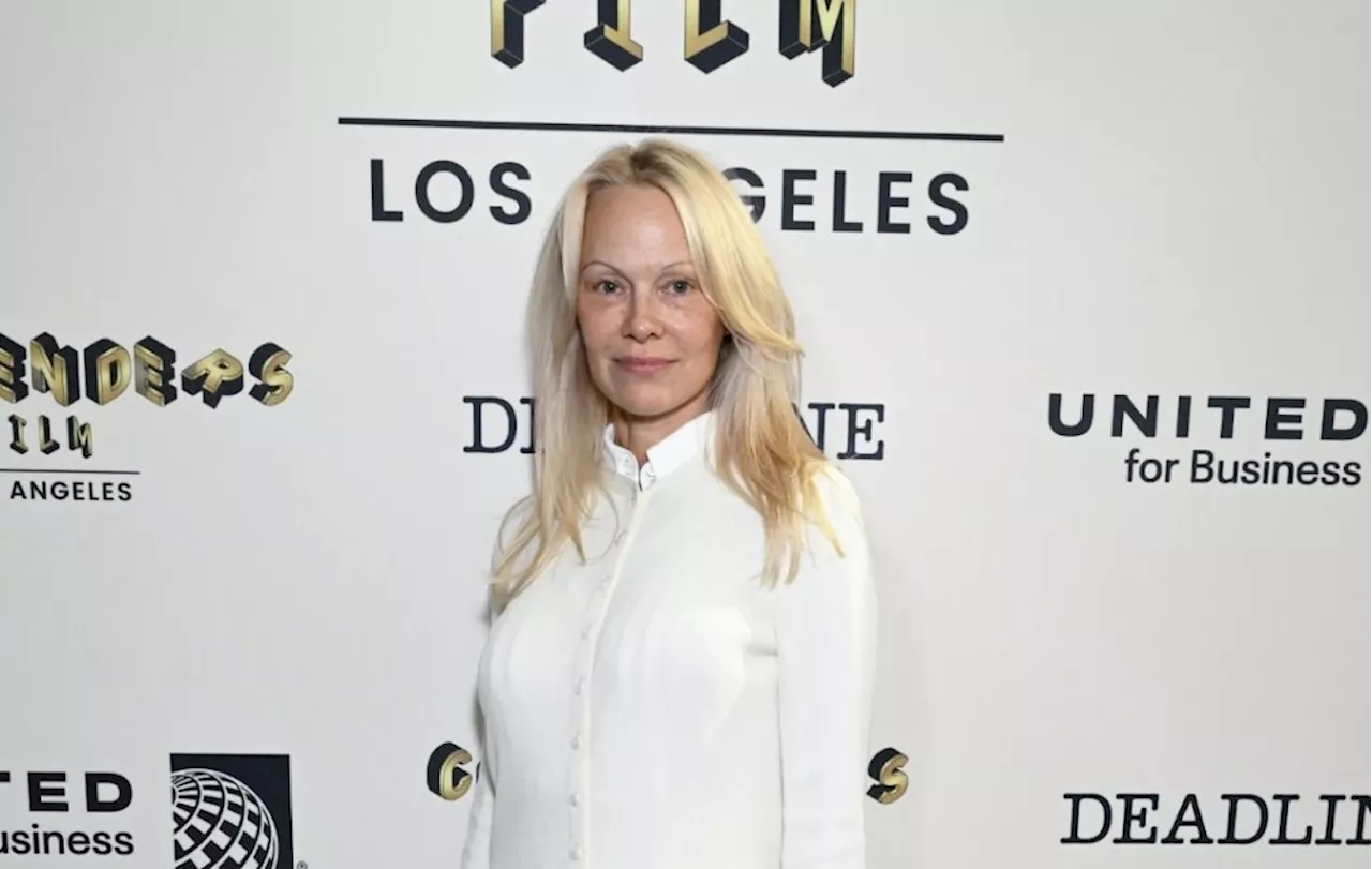 Pamela Anderson Embraces the Monochromatic Trend at ‘The Last Showgirl’ Event