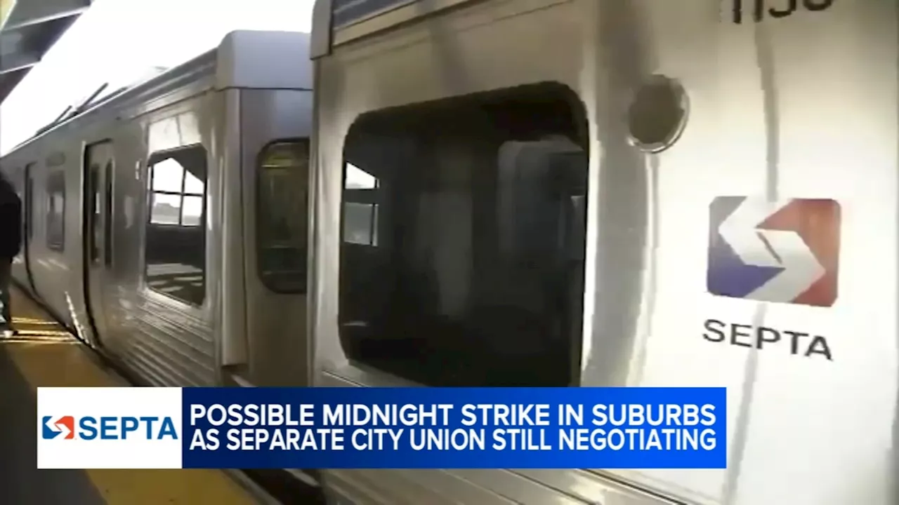 Suburban SEPTA strike looms: Unions still negotiating to keep Philadelphia public transit running