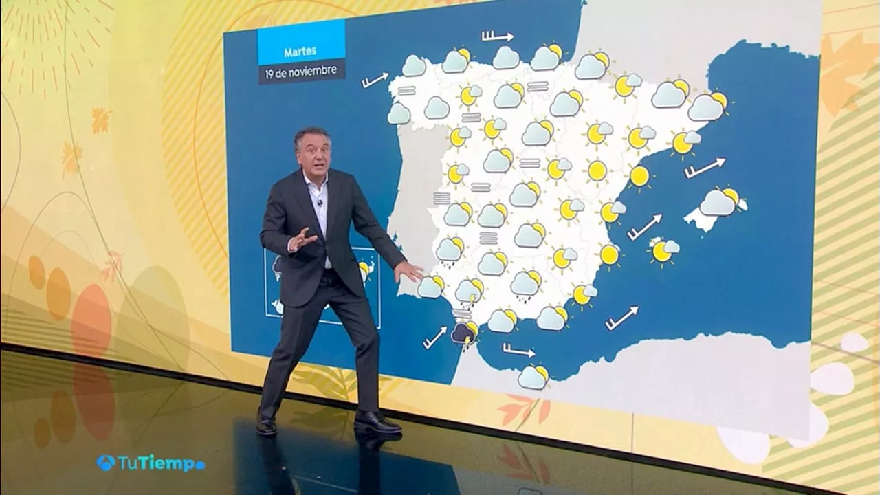 Roberto Brasero avanza frío y lluvias tras la tregua primaveral: 'Los cambios vendrán por el norte'