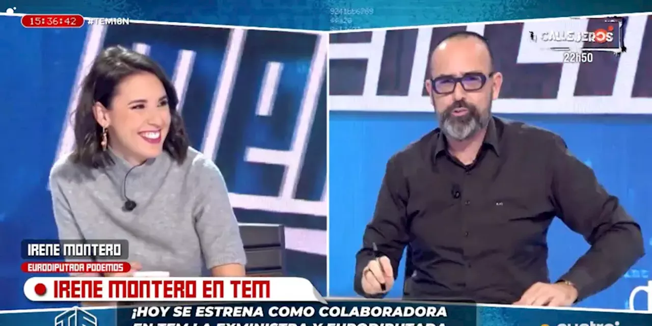 Irene Montero desvela cuánto cobra por participar en el programa de Risto Mejide: «Vengo por…»