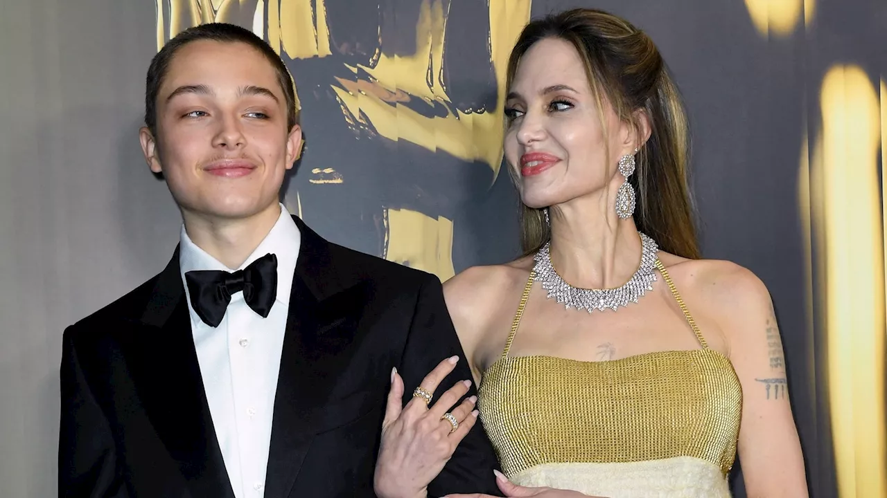 Angelina Jolie hits red carpet with son Knox Jolie-Pitt at 2024 Governors Awards