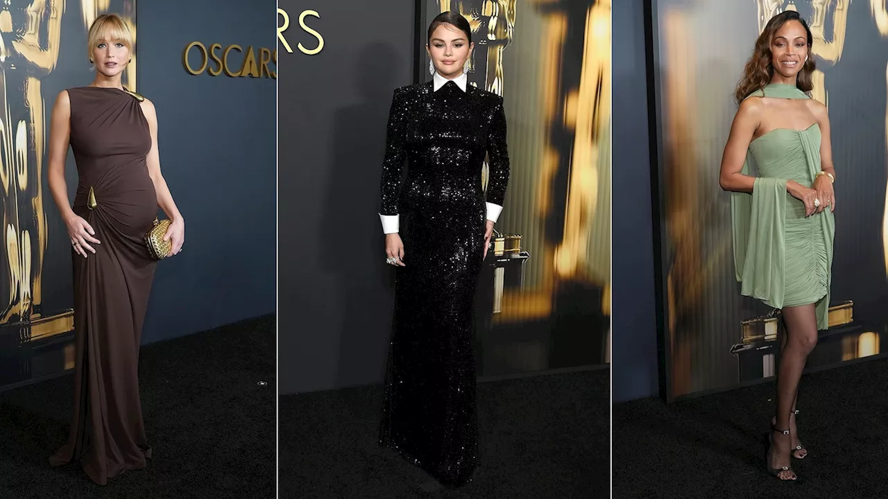 Governors Awards 2024 red carpet: See looks from Jennifer Lawrence, Selena Gomez, Zoe Saldana and more