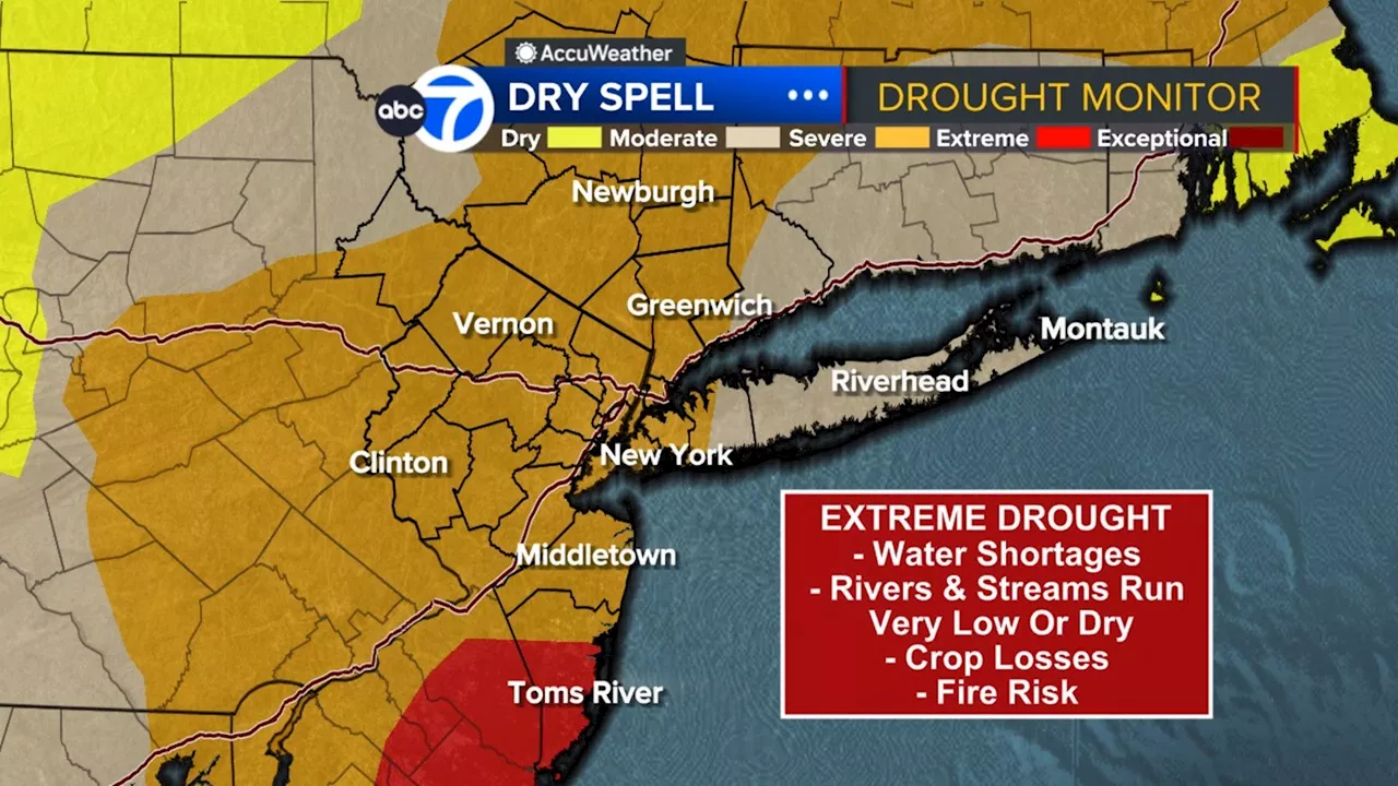 Drought warning issued in New York City, Hudson Valley