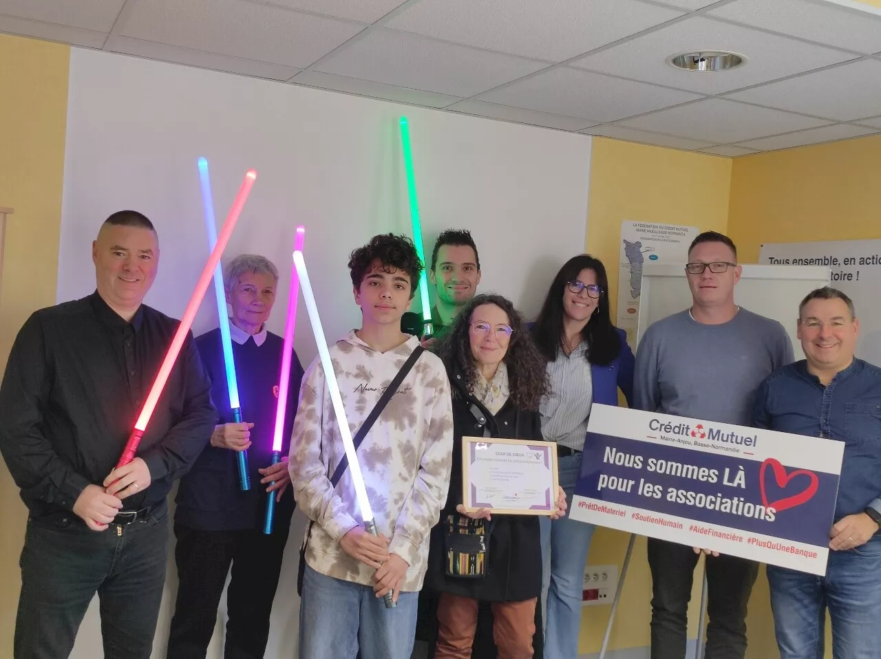 500 € attribués à la section sabre laser du Club Omnisports de Sourdeval