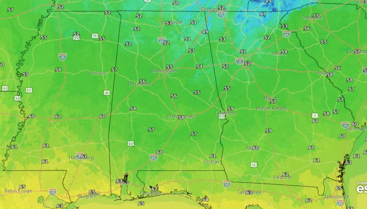 Alabama faces some of its coldest temperatures of fall this week: How chilly will it get?